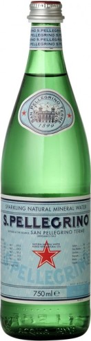 Сан Пеллегрино вода с газом в стеклянной бутылке 0.75 (15 шт.)