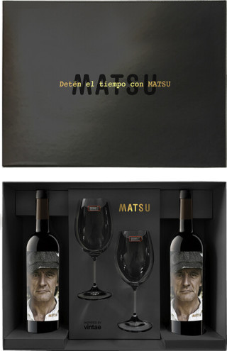 Матсу Эль Ресио Торо ДО, 2015-2016 в подарочной упаковке с двумя бокалами
