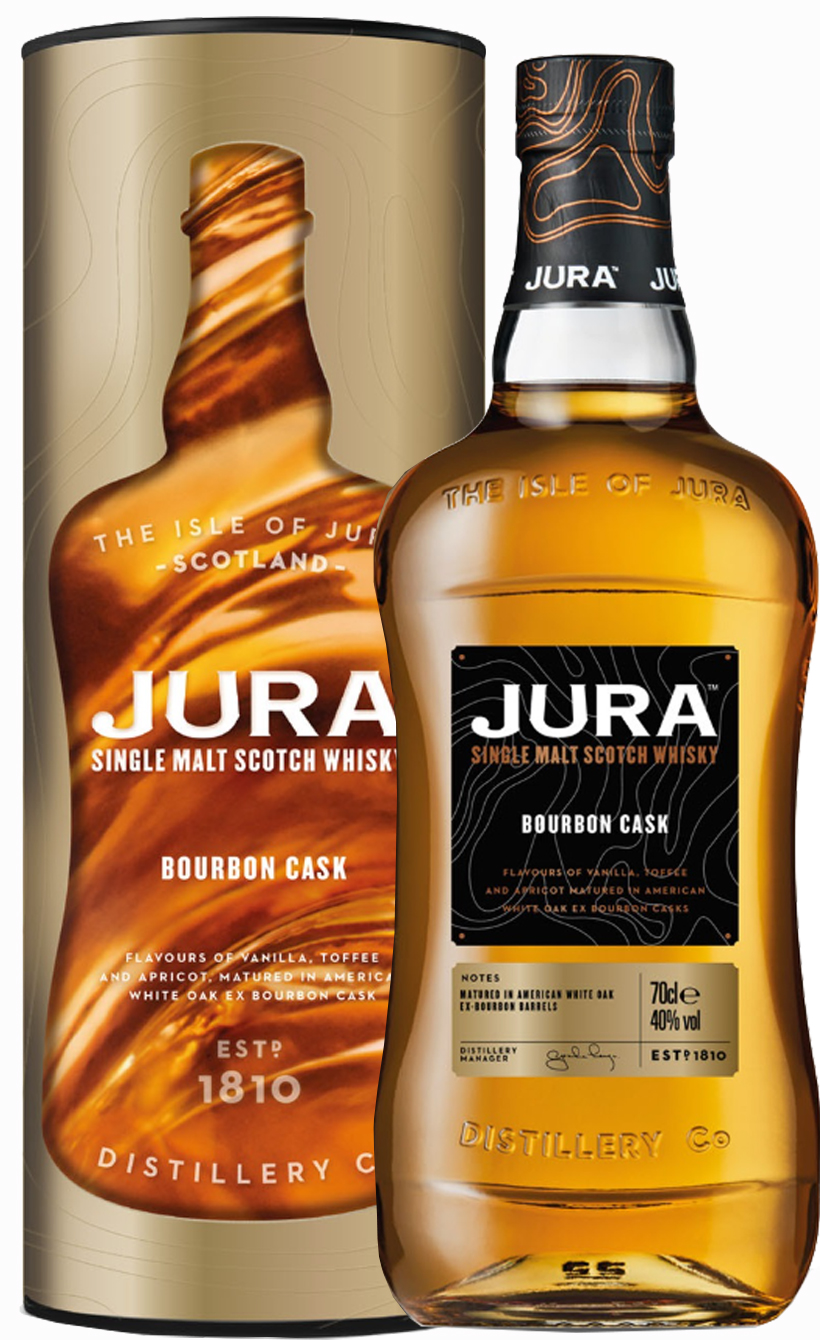 Джура Бурбон Каск в подарочной упаковке (туба)