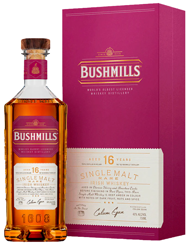 Бушмилс Сингл Молт 16 лет в подарочной упаковке