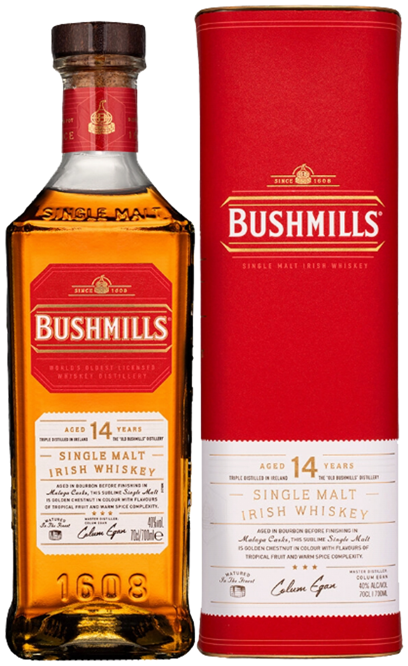 Бушмилс Сингл Молт 14 лет в подарочной упаковке