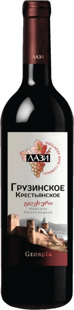 Лази Грузинское Крестьянское Красное Полусладкое
