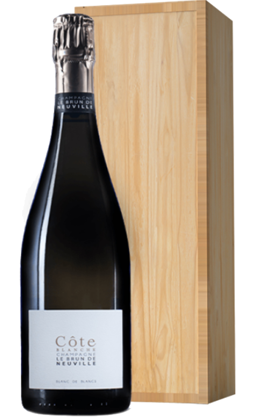 Ле Брун де Невиль Кот Бланш Блан де Блан Брют Шампань в деревянной коробке