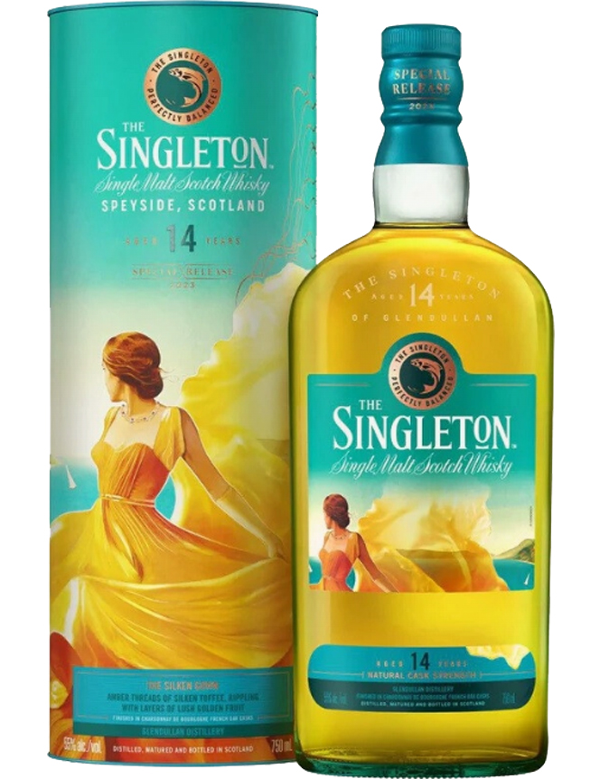Синглтон оф Глендуллан Силкен Гоун 14 лет в подарочной упаковке (туба)