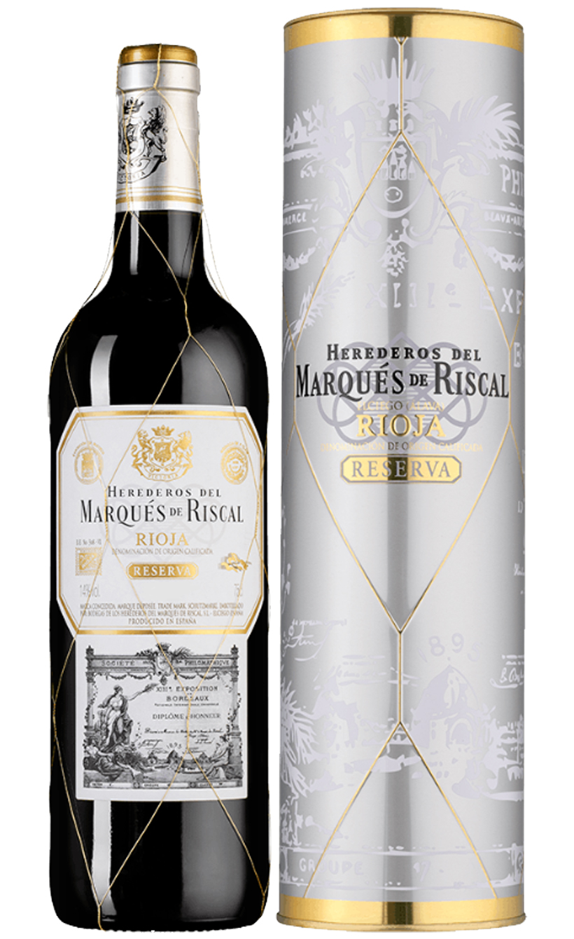 Эредрос дель Маркес де Рискаль Ресерва, 2020 в подарочной упаковке (туба)