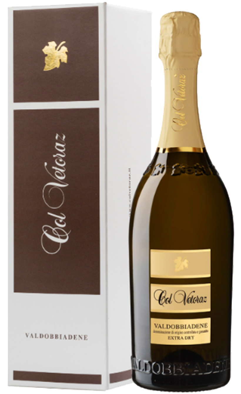 Коль Ветораз Вальдоббьядене Просекко Супериоре Экстра Драй в подарочной упаковке