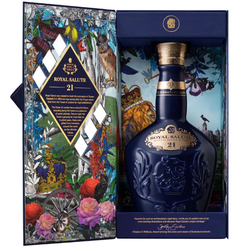 Роял Салют 21 год в подарочной упаковке фото Роял Салют 21 год в подарочной упаковке
