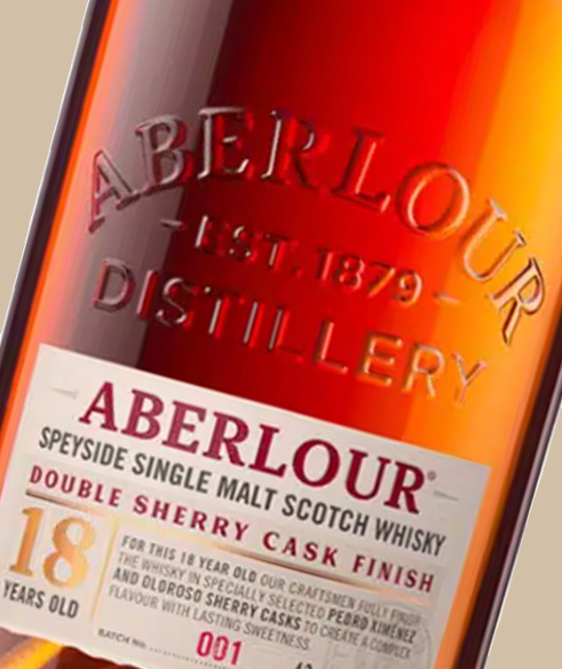 Аберлауэр 18 лет Дабл Шери Каск Финиш в подарочной упаковке (туба)