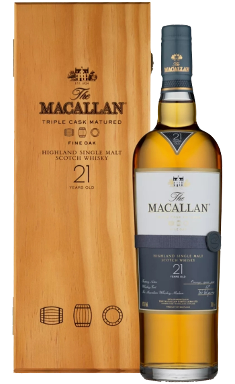 Макаллан Файн Оук 21 год в деревянной коробке