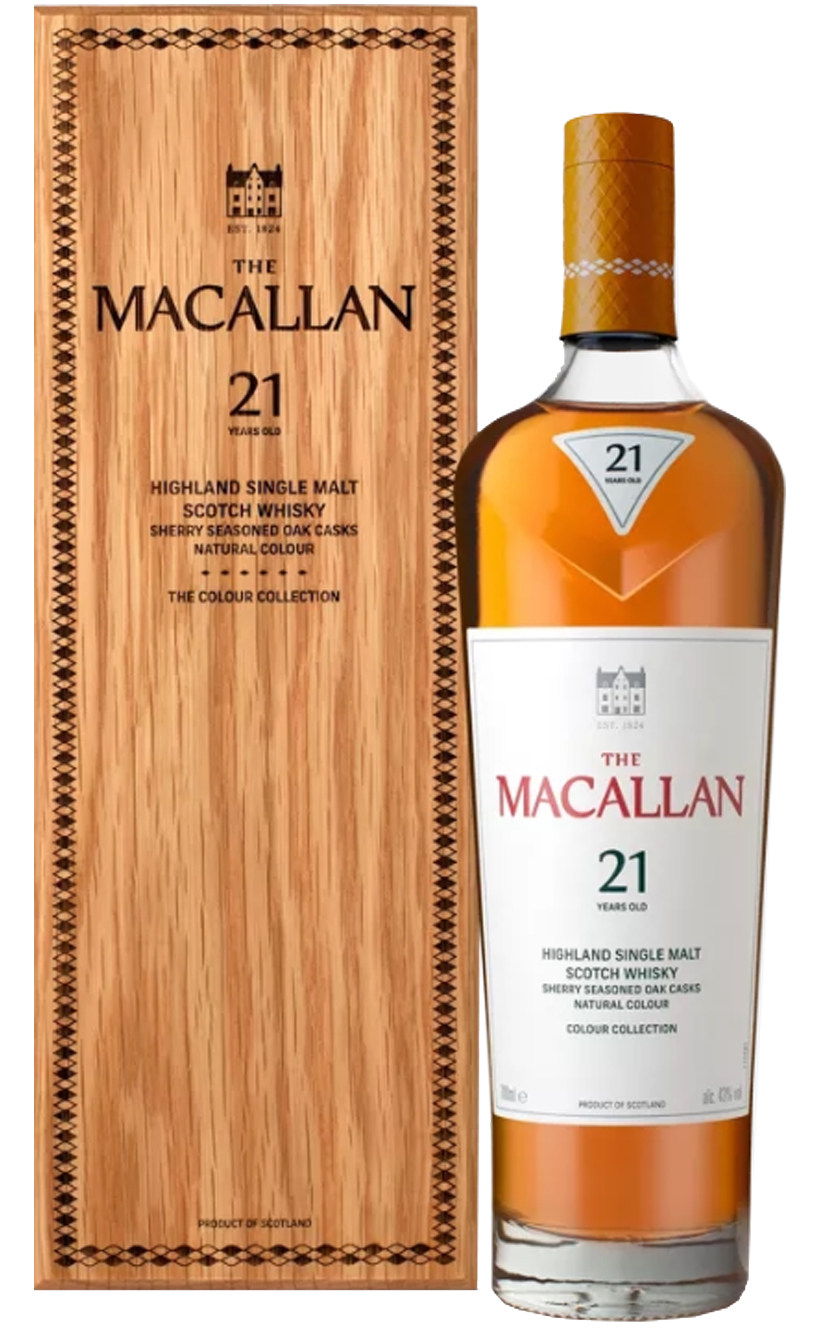 Макаллан Колор Коллекшен 21 год в деревянной коробке