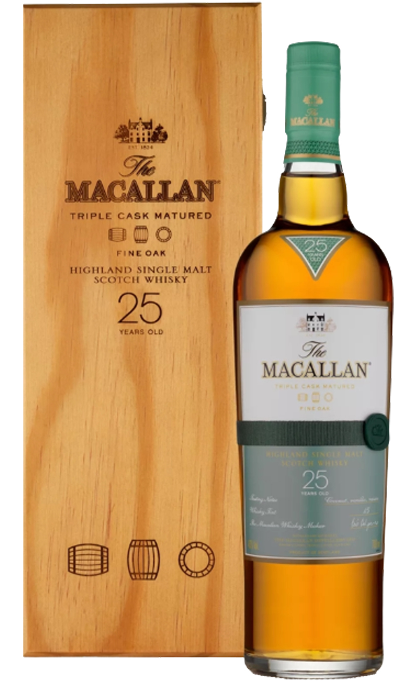 Макаллан Файн Оук 25 лет в деревянной коробке