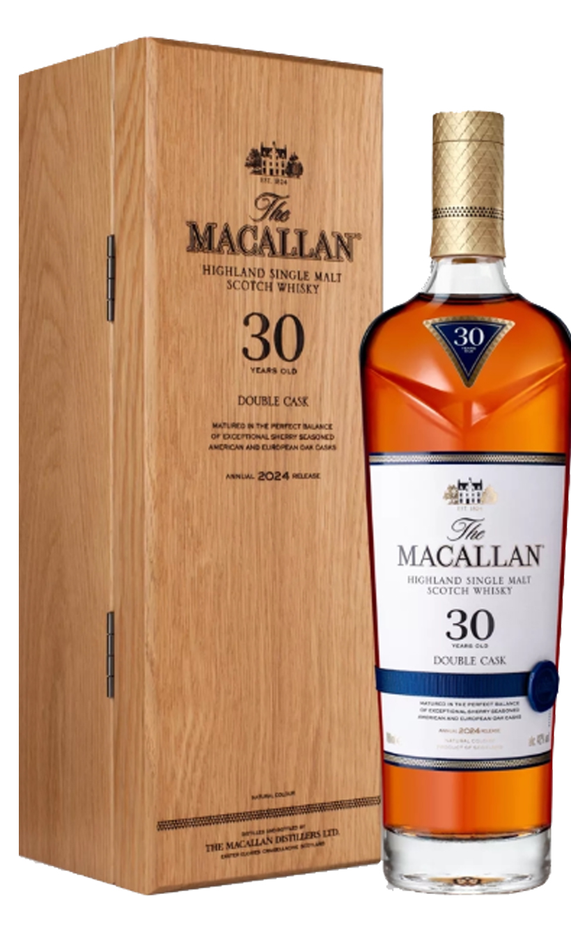 Макаллан Дабл Каск 30 лет Релиз 2023 в деревянной коробке