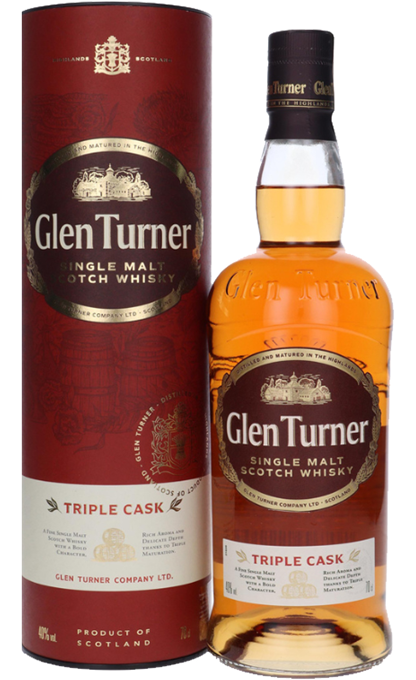 Глен Тернер Трипл Каск Сингл Молт в подарочной упаковке (туба)