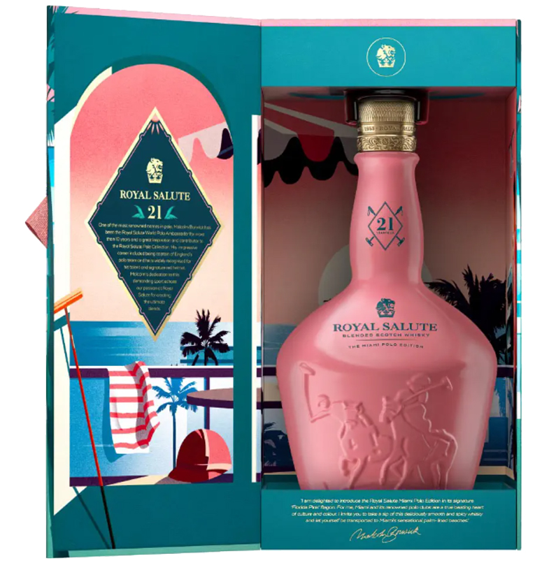 Роял Салют Майами Поло Бленд 21 год в подарочной упаковке