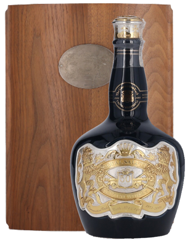 Роял Салют Коронейшн Каск 50 лет (1953-2003) в деревянной коробке