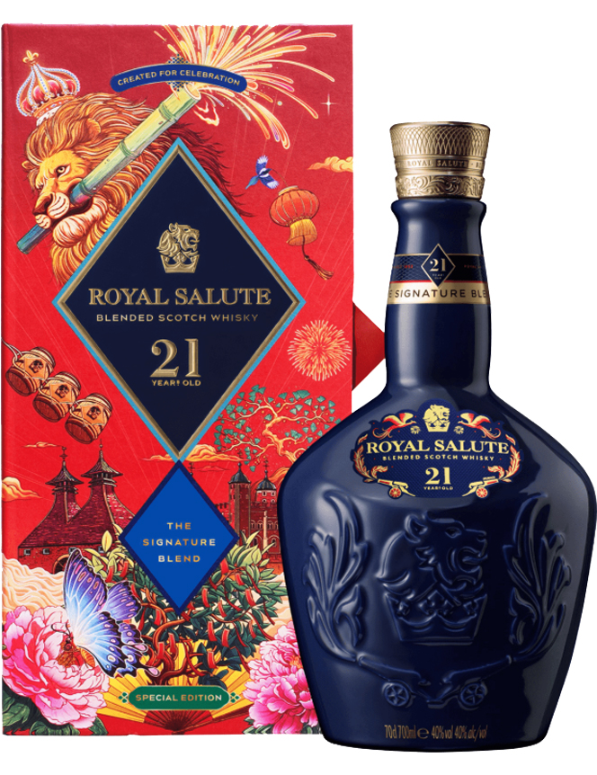 Роял Салют 21 год Лунный Новый год в подарочной упаковке