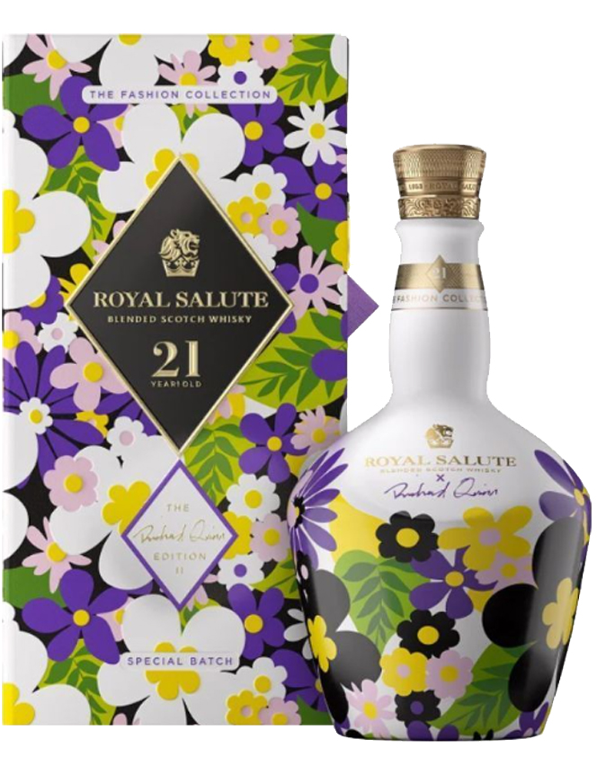 Роял Салют 21 год Фэшн Колексьон Ричард Куин Эдишн II Индия Релиз в подарочной упаковке