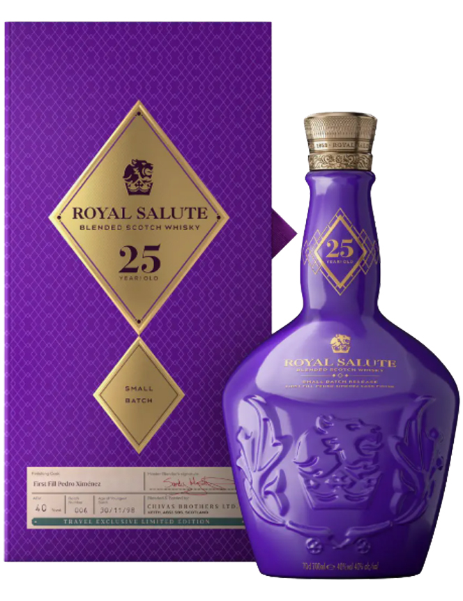 Роял Салют 25 лет Смолл Бэтч Колексьон в подарочной упаковке