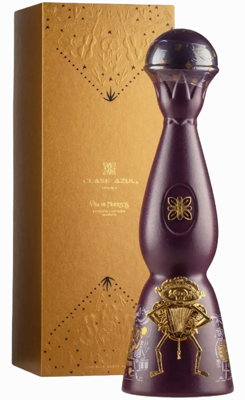 Класе Азул Текила Ди Де Ло Муэртос Музыка Эдисьон, 2024 в подарочной упаковке