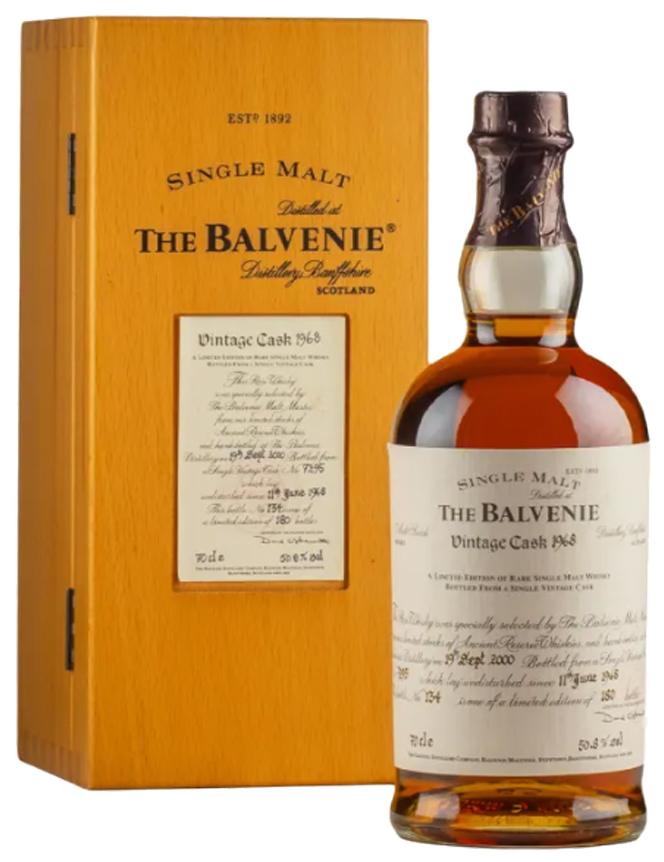 Балвени 32 года Бочка 7295, 1968 в подарочной упаковке