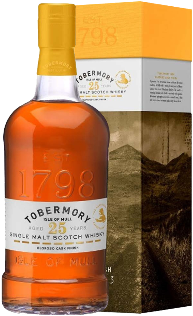 Тобермори 25 лет в подарочной упаковке