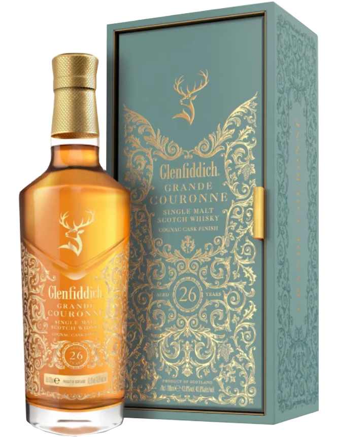 Гленфиддик Гранд Курон 26 лет в подарочной упаковке