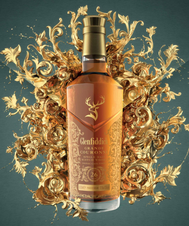 Гленфиддик Гранд Курон 26 лет в подарочной упаковке