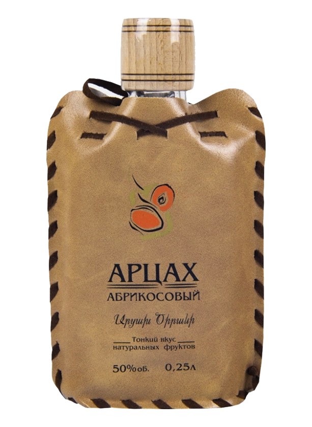 Арцах Абрикосовый в кожаном чехле