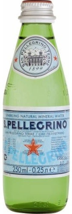 Сан Пеллегрино вода с газом в стеклянной бутылке 0.25 (24 шт.) фото