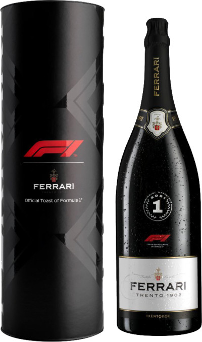 Феррари Брют Формула 1 Тренто в подарочной упаковке (туба) фото