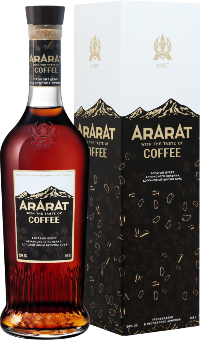 Арарат со вкусом кофе в подарочной упаковке фото
