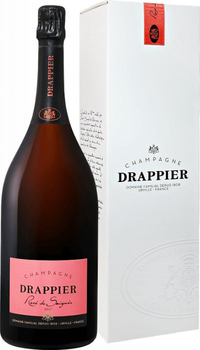 Драппье Брют Розе Шампань, 2017 в подарочной упаковке фото