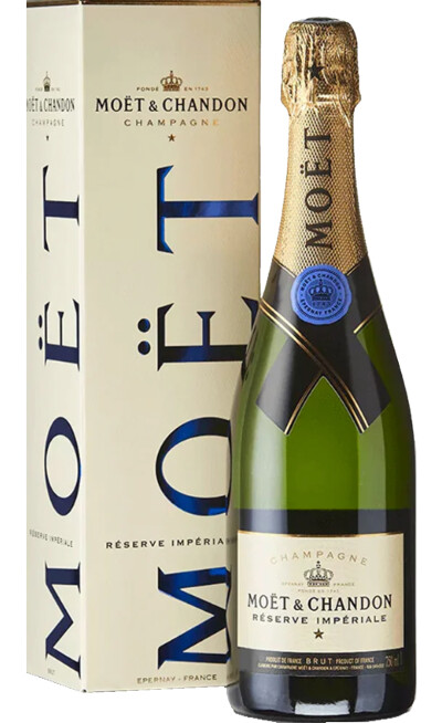 Моет & Шандон Брют Резерв Империал Шампань, 2021 в подарочной упаковке фото