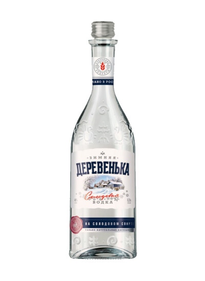 Зимняя деревенька на солодовом спирте Альфа фото