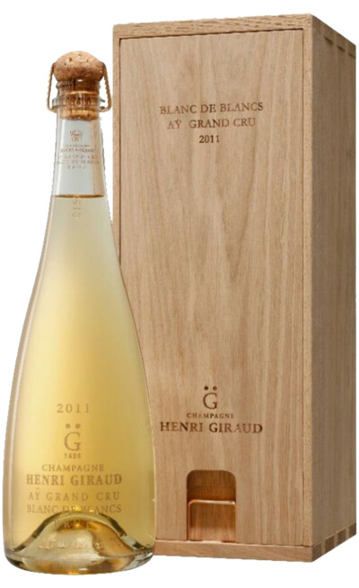 Анри Жиро Блан де Блан Ай Гран Крю Шампань, 2015 в деревянной коробке фото
