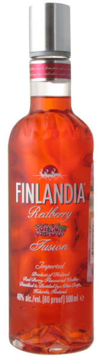 Спиртной напиток Финляндия Клюква красная фото
