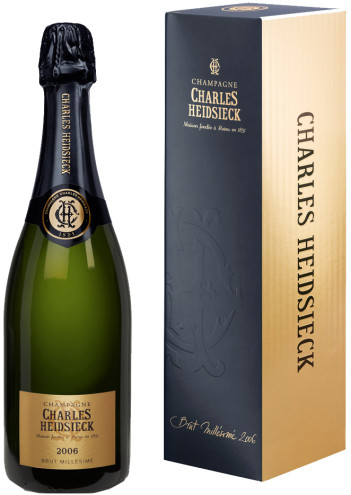 Чарльз (Шарль) Хайдсик Миллезим Брют Шампань, 2006 в подарочной упаковке