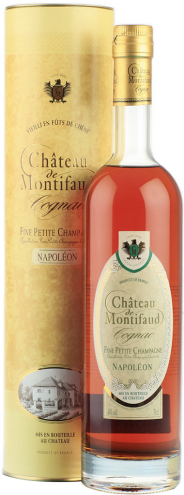 Шато де Монтифо Наполеон Фин Пти Шампань в подарочной упаковке (туба)