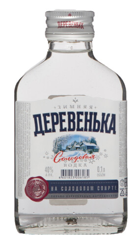 Зимняя деревенька на солодовом спирте Альфа