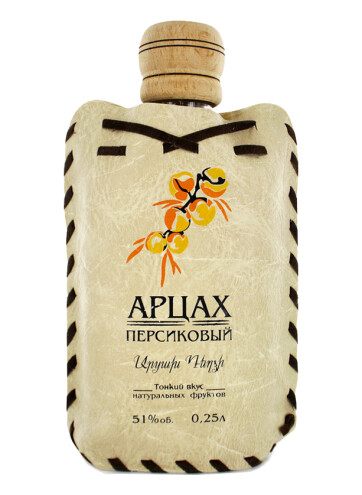 Арцах Персиковый в кожаном чехле