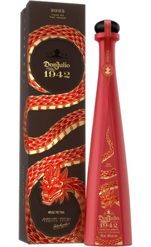 Don Julio 1942 Аньехо Выпуск 2025 посвящен Году Змеи в подарочной упаковке
