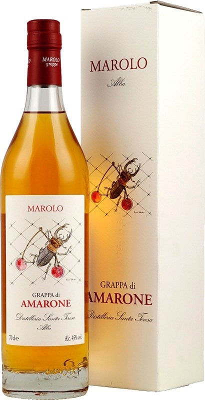 Мароло Граппа ди Амароне в подарочной упаковке фото